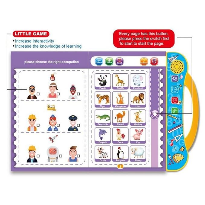 Intelligence Book | Interactive Book - Musical English Educational Pho ...