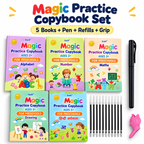 Magic Copy Books for Kids – Reusable Handwriting Practice Set