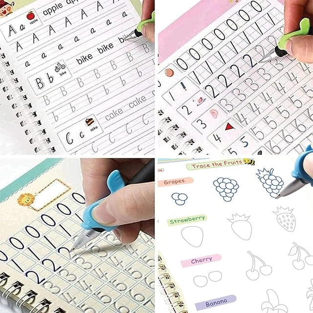 Magic Copy Books for Kids – Reusable Handwriting Practice Set