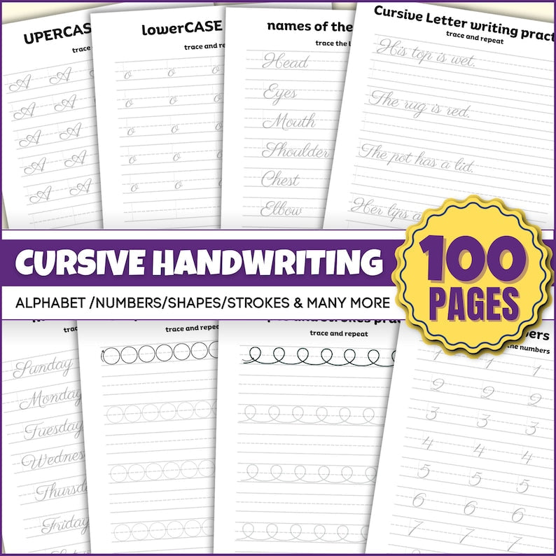 Handwriting Practice Worksheets for Kids