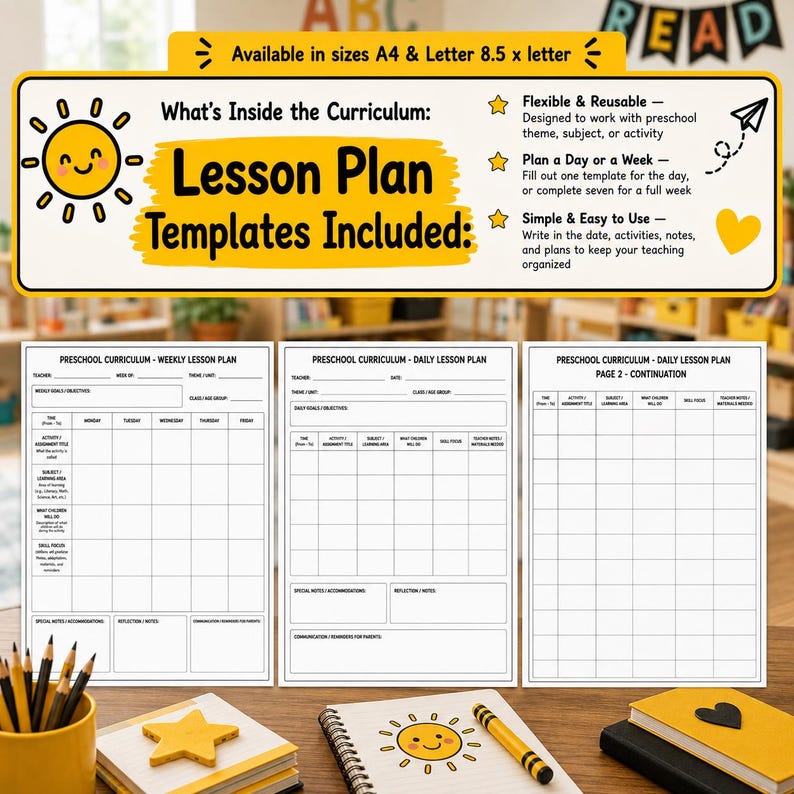 Full-Year Preschool Learning Kit | EBOOK