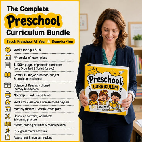 Full-Year Preschool Learning Kit | EBOOK