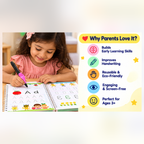 Magic Copy Books for Kids – Reusable Handwriting Practice Set